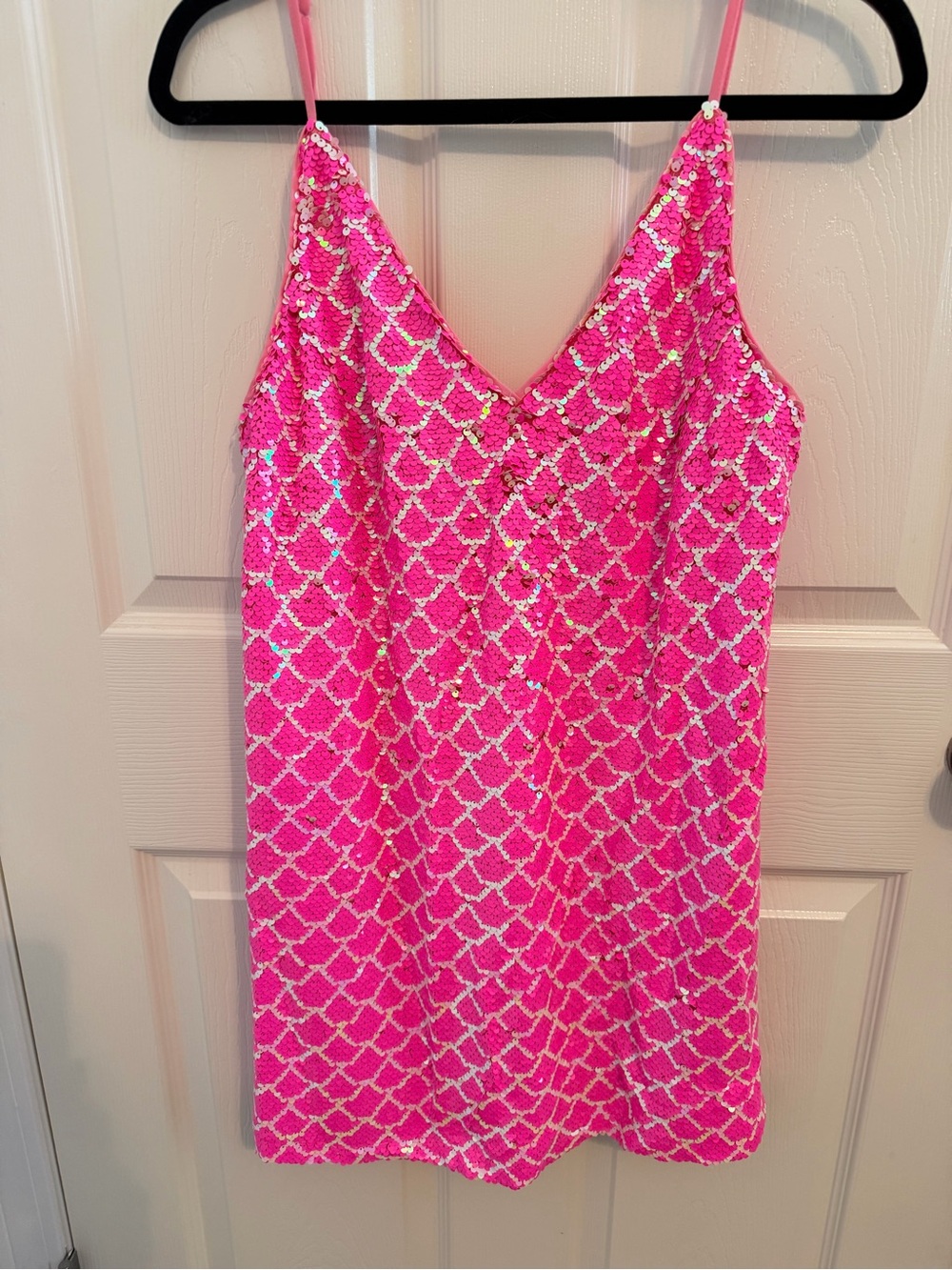 Buddy Love Hot Pink Sequin Mini Dress